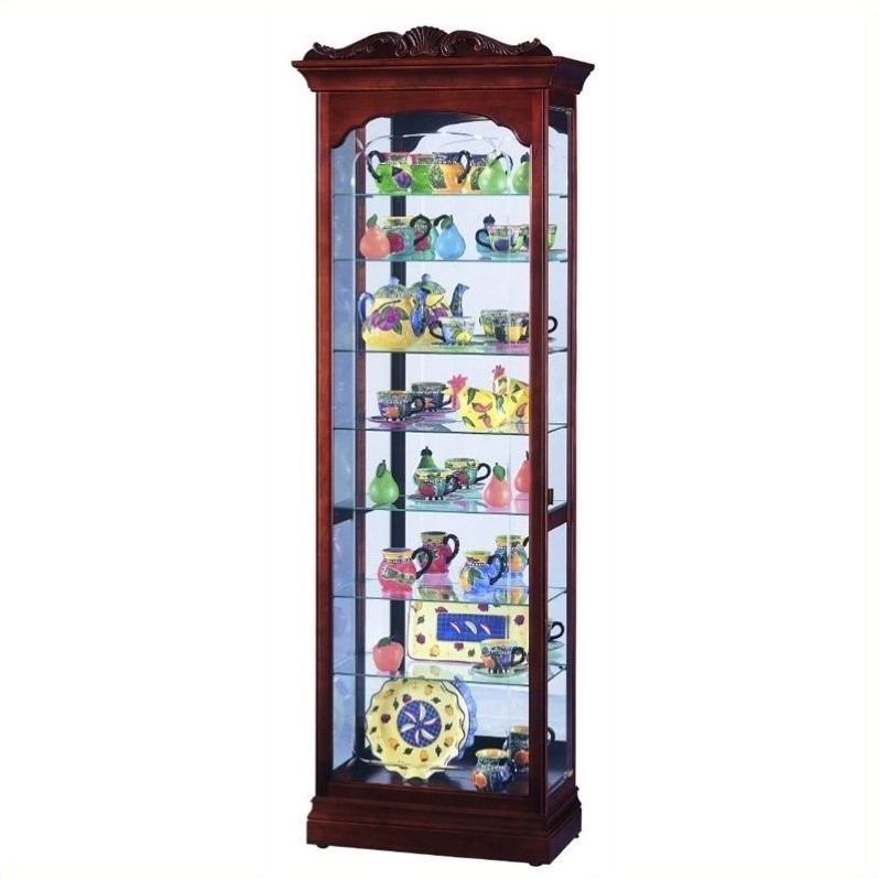 Bowery Hill Traditional Display Curio Cabinet Bh 44989