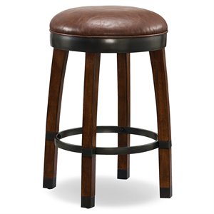 Bowery Hill 26&quot Counter Stool in Sienna (Set of 2)