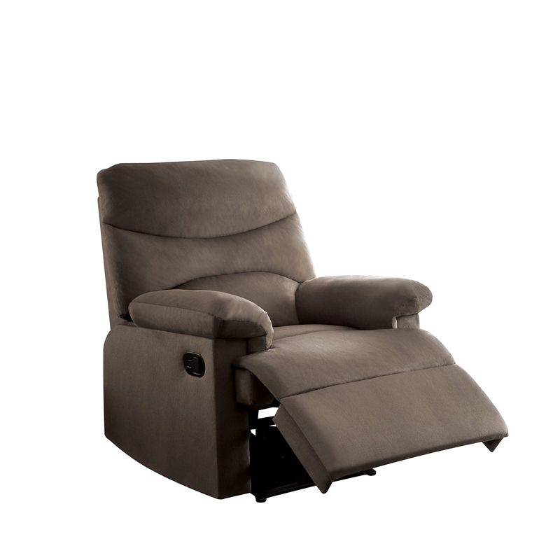 Bowery Hill Woven Recliner in Light Brown