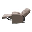 Bowery Hill Woven Recliner in Light Brown