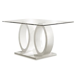 Bowery Hill Dining Table in White