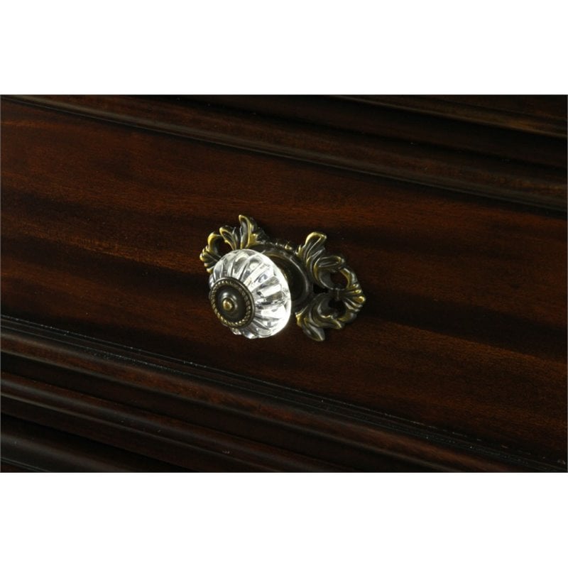 Bowery Hill 9-Drawer Traditional Solid Wood Dresser in Walnut