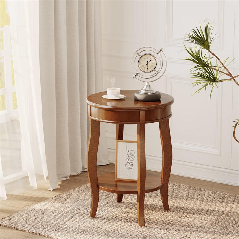 Bowery Hill End Table in Walnut