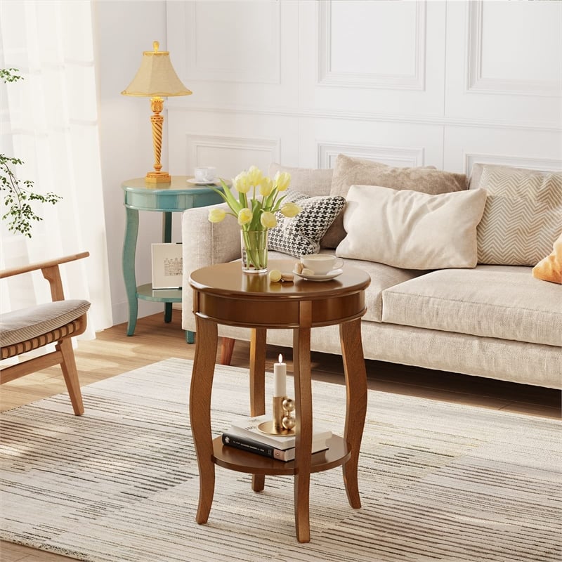 Bowery Hill End Table in Walnut