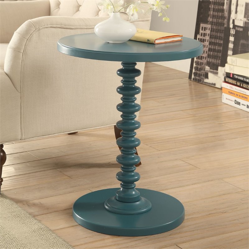 Bowery Hill End Table in Teal