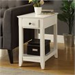 Bowery Hill End Table in White