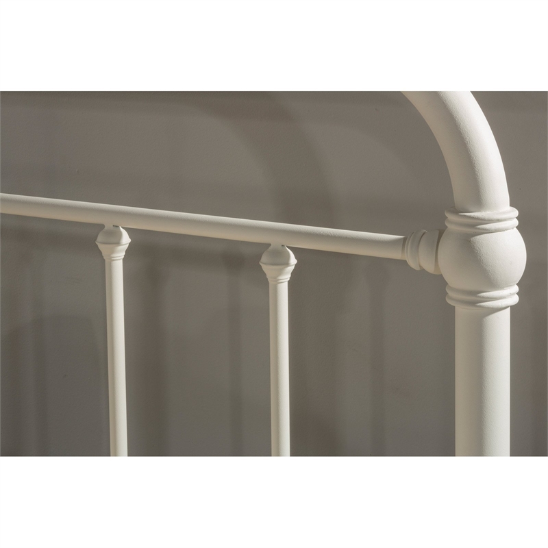 Bowery Hill Farmhouse Metal Queen Spindle Panel Bed in Bronze