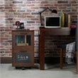 Bowery Hill Industrial Filing Cabinet in Vintage Walnut