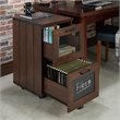 Bowery Hill Industrial Filing Cabinet in Vintage Walnut