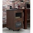 Bowery Hill Industrial Filing Cabinet in Vintage Walnut