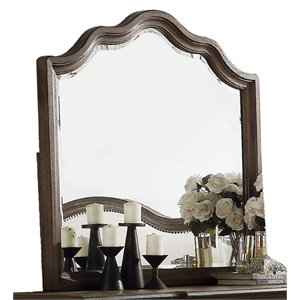 bowery hill mirror in weathered oak