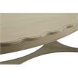 Bowery Hill Oval Coffee Table in Antique White