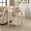 Bowery Hill End Table in Antique White
