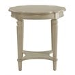 Bowery Hill End Table in Antique White