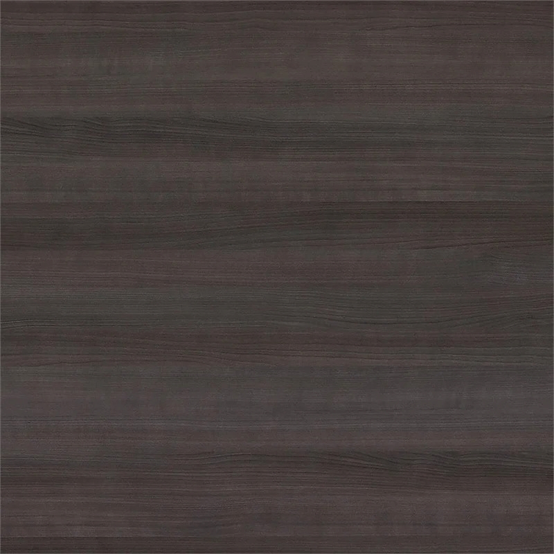 Bowery Hill Contemporary Wood 5 Shelf Bookcase in Storm Gray