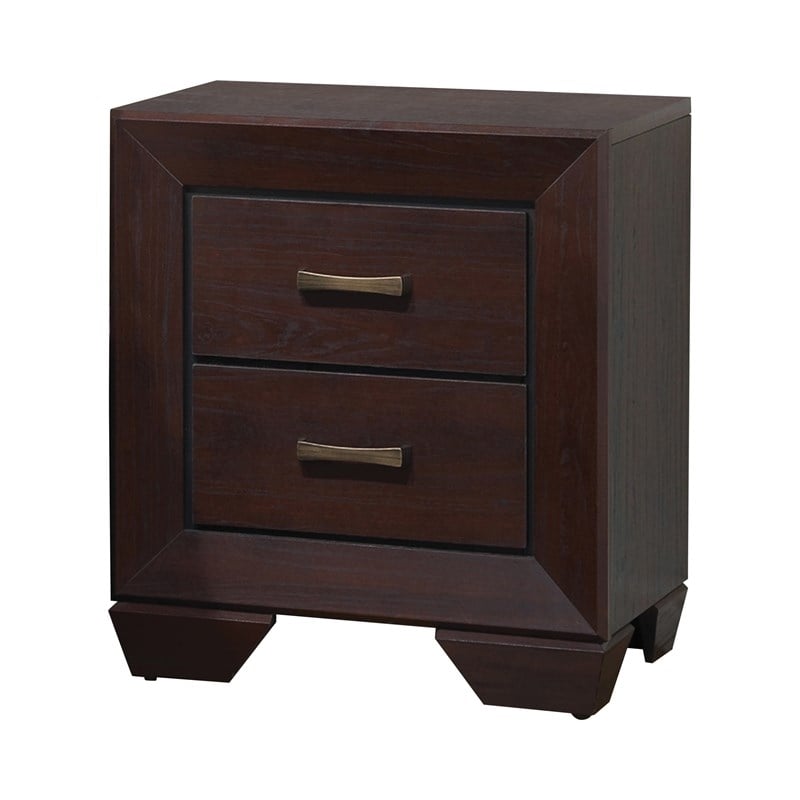 Bowery Hill 4 Piece Queen Panel Bedroom Set in Dark Cocoa