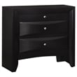 Bowery Hill 5 Piece King Storage Bedroom Set in Black