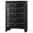 Bowery Hill 5 Piece King Storage Bedroom Set in Black