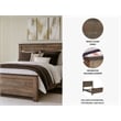 Bowery Hill Wood Mahogany Panel Bed Rectangular 64