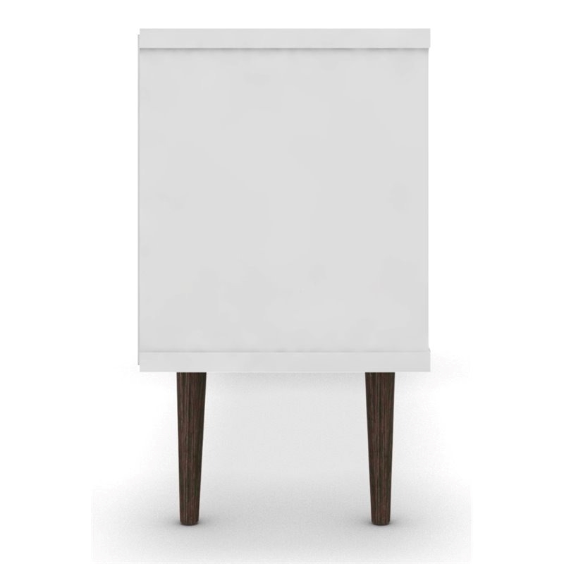 Bowery Hill 3-Shelf Solid Wood TV Stand for TVs up to 50