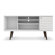 Bowery Hill 3-Shelf Solid Wood TV Stand for TVs up to 50