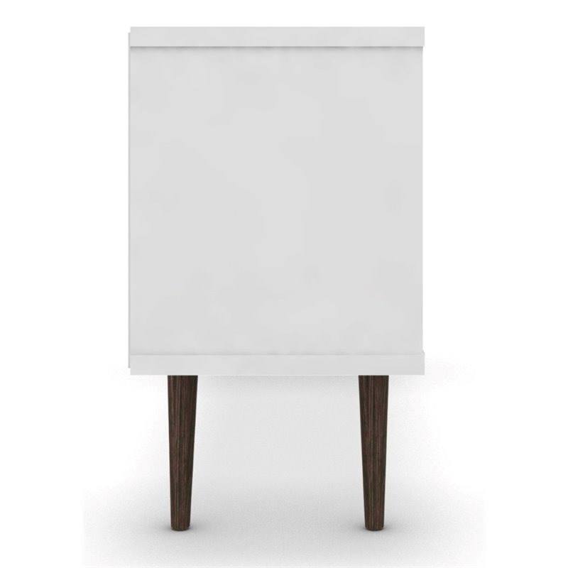 Bowery Hill 3-Shelf Solid Wood TV Stand for TVs up to 50