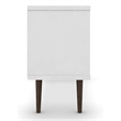 Bowery Hill 3-Shelf Solid Wood TV Stand for TVs up to 50