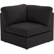 Bowery Hill Modern Fabric Modular Sectional Sofa with Reversible Chaise in Gray