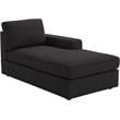 Bowery Hill Modern Fabric Modular Sectional Sofa with Reversible Chaise in Gray