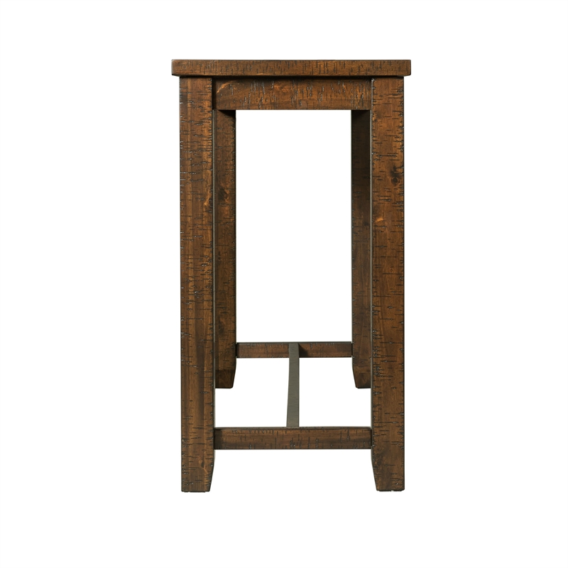 Bowery Hill Transitional Wood Brown Multipurpose Bar Table Set