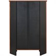 Bowery Hill 3 Shelf Corner Bookcase in Mission Oak