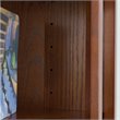Bowery Hill 3 Shelf Corner Bookcase in Mission Oak