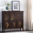 Bowery Hill Curio Cabinet in Chocolate Oak