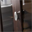 Bowery Hill Curio Cabinet in Chocolate Oak