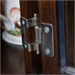 Bowery Hill Curio Cabinet in Chocolate Oak