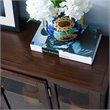 Bowery Hill Curio Cabinet in Chocolate Oak
