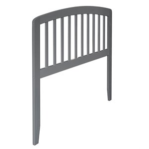 Bowery Hill  Richmond Full Wood Headboard in Grey