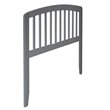 Bowery Hill  Richmond Full Wood Headboard in Grey