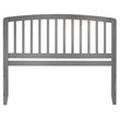 Bowery Hill  Richmond Queen Wood Headboard in Grey