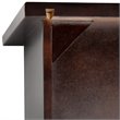 Bowery Hill Traditional Wood Staircase Storage Bunk Twin Over Full in Espresso