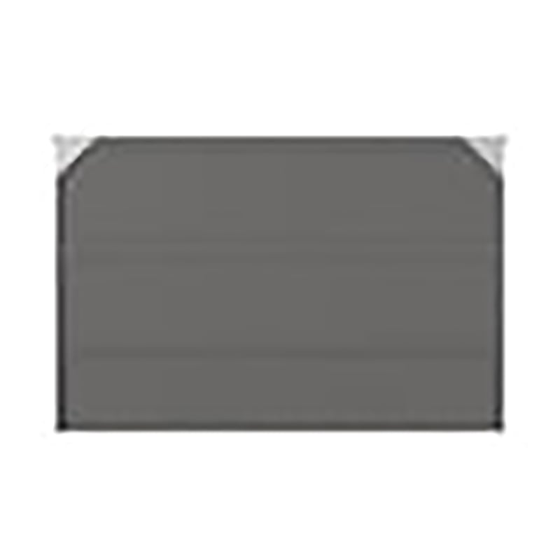 Bowery Hill Traditional Solid Wood Bed Chest with USB Charging Station in Gray