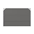 Bowery Hill Traditional Solid Wood Bed Chest with USB Charging Station in Gray
