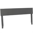 Bowery Hill Solid Wood Panel Full Headboard in Gray