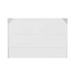 Bowery Hill Traditional Wood Queen Murphy Bed Chest in White