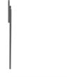 Bowery Hill Solid Wood Panel Twin Headboard in Gray