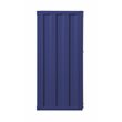 Bowery Hill Industrial Contemporary Metal Chest with 1 Door in Blue