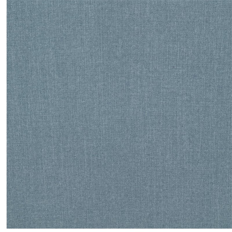 Bowery Hill Transitional Fabric/Wood Nail Head Trim Accent Chair in Light Blue