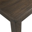 Bowery Hill Solid Wood 7-Piece Dining Set in Warm Walnut/Taupe