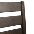 Bowery Hill Solid Wood 7-Piece Dining Set in Warm Walnut/Taupe