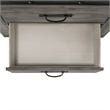 Bowery Hill Solid Wood 2-Drawer Nightstand in Gray